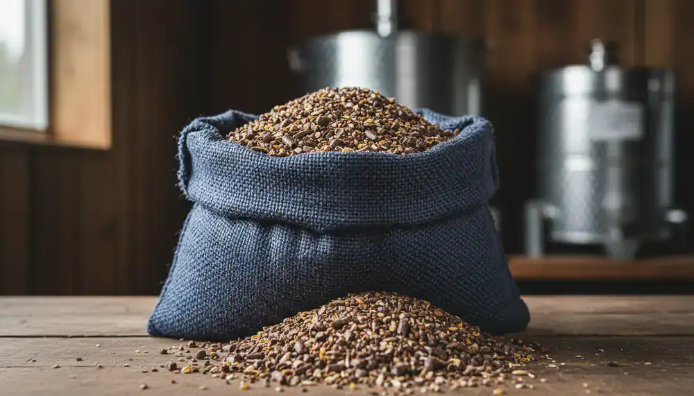 Fresh custom-milled poultry feed