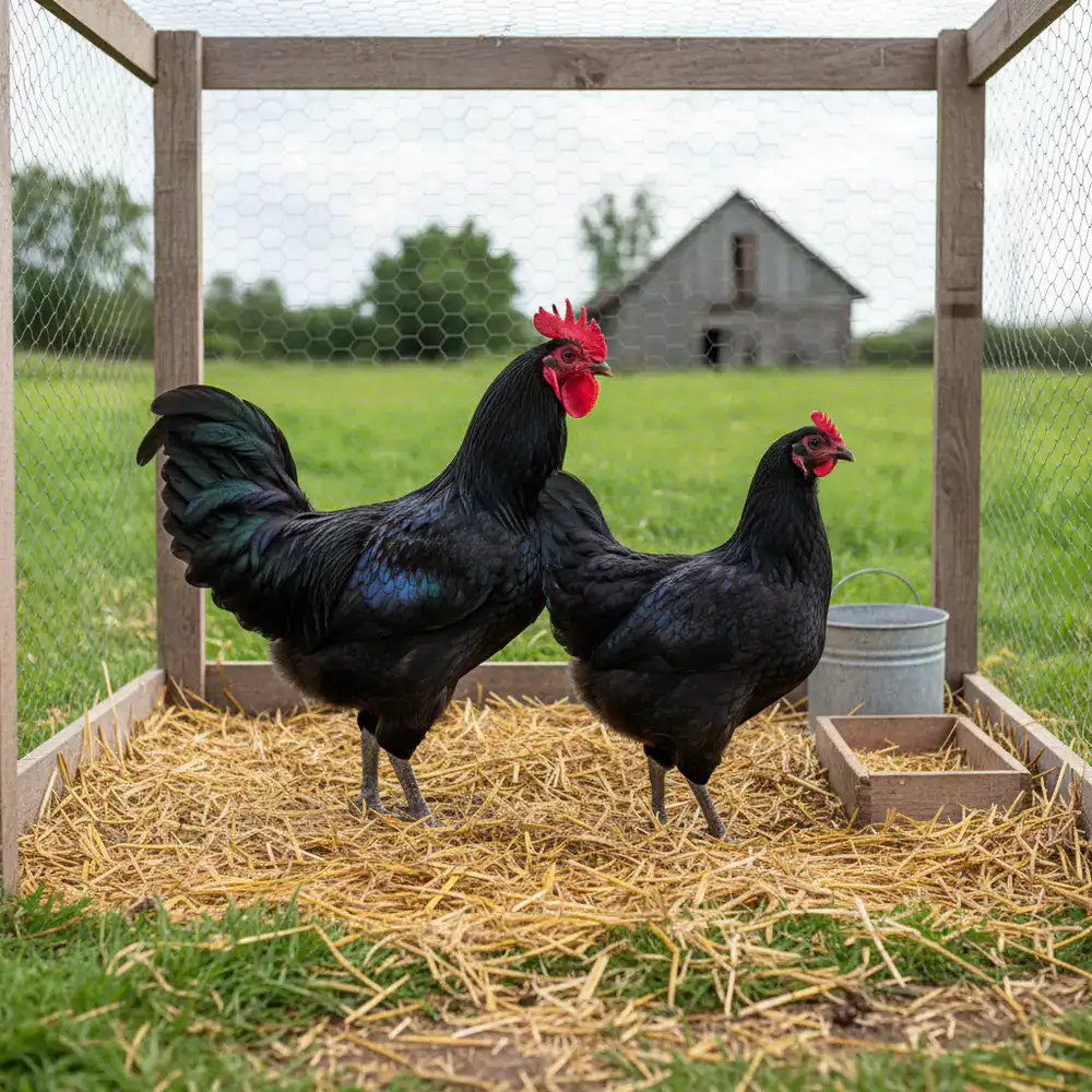 Premium breeding pair in outdoor pen